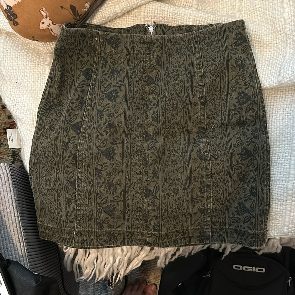 Free People Patterned Skirt
